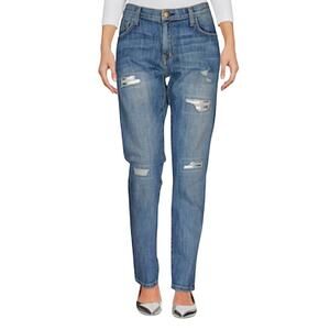 Current/Elliott Blue Boyfriend Jeans